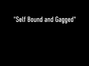 Roped & Afraid! Samantha Grace Gets Off Tying Roping & Gagging Herself Up! 1/16