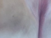 Busty BBW Gets her Chubby Belly and Shaved Pussy Coated in Cum 11/16