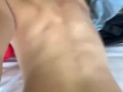 Pounding my kitten before we unpack 8/16