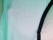 Your BBW girlfriend quickly gobbles you up full sized and her belly and boobs grow! Vore/full size 10/16