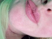 Your BBW girlfriend quickly gobbles you up full sized and her belly and boobs grow! Vore/full size 11/16