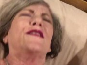 Mature MILF GILF Cumslut POV Bareback Amateur With Red Toes Gets Hard Fucking 7/16