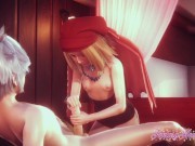 Shaman King Hentai - Anna Osorezan Handjob 2/16