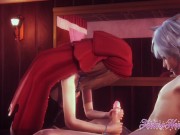 Shaman King Hentai - Anna Osorezan Handjob 3/16