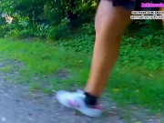 Kati´s adidas shoeplay, dipping fishnet socks insoles stinky feet lick her shoes sweaty feet 2/16