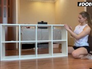 DoeGirls - Mia Split Young Russian Hot Solo Wet Pussy Masturbation At Home 3/16