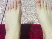 Hot feet for my slave to lick 11/16