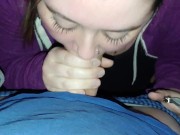 Birthday BJ before he fucked me in the butt 4/16