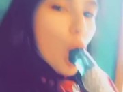 Cute  girl practicing blowjobs 9/16