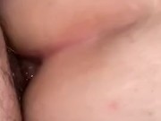 Dildo in wife’s pussy and my cock in her tight asshole 4/16