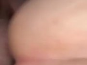 Dildo in wife’s pussy and my cock in her tight asshole 7/16