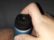 Playing with my blue toy 10/16