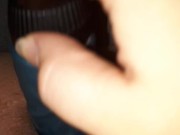 Playing with my blue toy 5/16