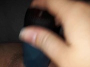 Playing with my blue toy 7/16