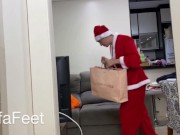 Prev Kiffa in bad girl tricks and steals Santa Gifts FOOT WORSHIP FOOT GAG FOOT SLAP FOOT DOMINATION 2/16