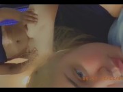 I tease daddy till she fucks me and eats my pussy 4/16