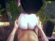 Final Fantasy IX - Garnet fucked in her garden and cum inside her 16/16