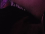 Pink hair slut out on my dick, sucks the soul out my dick 1/16