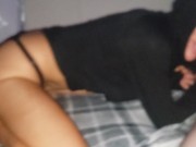 Pink hair slut out on my dick, sucks the soul out my dick 9/16