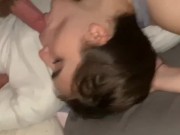 Sexy wife takes her first facial 3/16