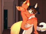Pokemon Hentai - Flareon is fucked by dog with cum in her pussy 9/16