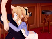 Jean deep throats a big cock, swallows load. 12/16