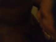 Deepthroating bbc with hubby 7/16