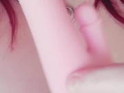 Playful teen makes her tight pink pussy pulse. 4/16