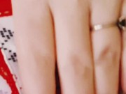 Playful teen makes her tight pink pussy pulse. 5/16