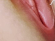 Playful teen makes her tight pink pussy pulse. 8/16