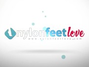 Babe in pantyhose takes off her Uggs 15/16