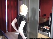 Hot Babe's Body Full Encased In Nylon Pantyhose Masking - Shiny Spandex And Sexy Latex - Part 2 11/16