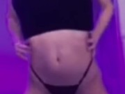 Leaked video, Fit girl showing perfect tits and stomach 4/16