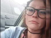 I went food shopping with a vibrator strapped in my panties. How long did I last? 12/16