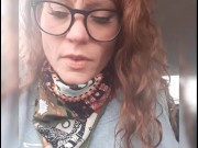 I went food shopping with a vibrator strapped in my panties. How long did I last? 15/16