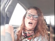 I went food shopping with a vibrator strapped in my panties. How long did I last? 2/16