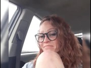 I went food shopping with a vibrator strapped in my panties. How long did I last? 4/16