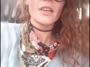 I went food shopping with a vibrator strapped in my panties. How long did I last? 8/16