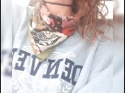 I went food shopping with a vibrator strapped in my panties. How long did I last? 9/16