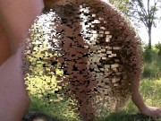 slave girl get public fucked with strap-on 15/16