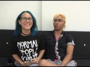 It's the biggest cock she's ever fucked! 1/16