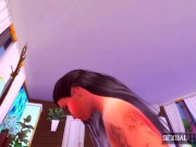 My Hot Girlfriend Teaches Me To Do Lesbian Sex For The First Time POV - Sexual Hot Animations 3/16