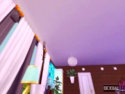 My Hot Girlfriend Teaches Me To Do Lesbian Sex For The First Time POV - Sexual Hot Animations 5/16