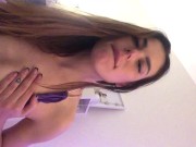 Skinny mom masturbate after work - REAL ORGASM 12/16