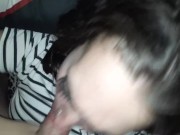 Green eyes Milf gets face fucked hard and unexpected swallow 10/16