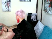 A mature Russian whore in red stockings... Whatever you say, the best whores are our wives! )) 6/16