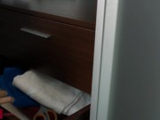 Small-breasted beauty wakes up her BF to suck his dick and then gets fucked hard 5/16