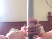 Masterbation with toys from cougar anal training 3/16