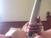 Masterbation with toys from cougar anal training 4/16