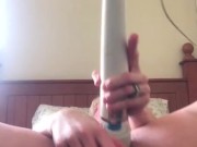 Masterbation with toys from cougar anal training 7/16